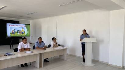 Қауіпсіз балалық шақ” жобасы аясында жиналыс өткізілді.