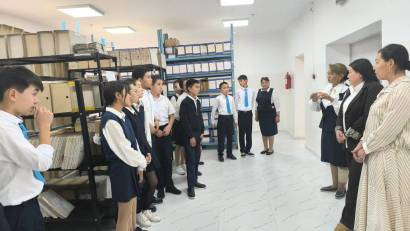 21 қыркүйек күні &quot;Архив және болашақ ұрпақ&quot; тақырыбында,&quot;Отырар аудандық архиві&quot; коммуналдық  мемлекеттік мекемесінде ашық есік күні өткізілді