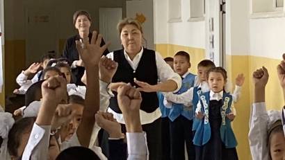 Ш.Қалдаяқов атындағы мектеп-гимназия “Саламатты мектеп” Сейсенбідегі  спорттық жаттығу